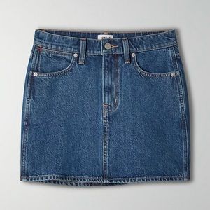 Aritzia Sunday Best Blue Denim Skirt